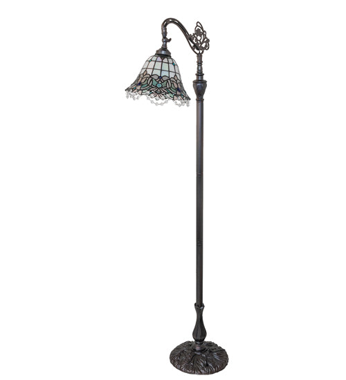 Meyda 61" High Angelica Bridge Arm Floor Lamp- 255705