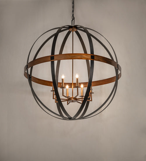 Meyda 42" Wide Atlas 8 Light Pendant 256625