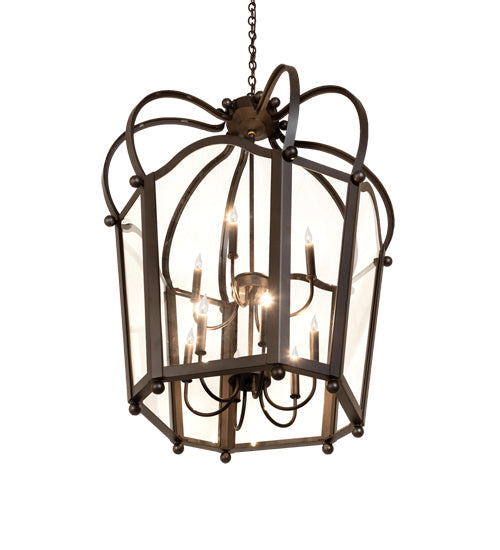 Meyda 33" Wide Citadel 10 Light Pendant 256787