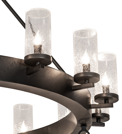 Meyda 72" Wide Noziroh Ring 40 Light Two Tier Chandelier- 256824