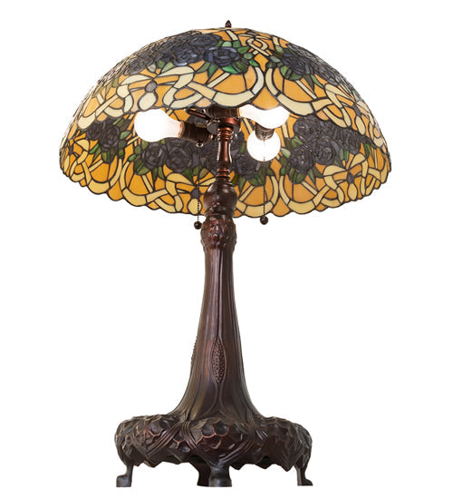 Meyda 31" High Rose Bouquet Table Lamp - 261315