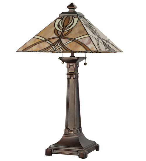 Meyda 24" High Glasgow Bungalow Table Lamp- 263183