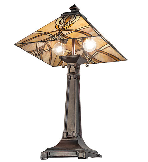 Meyda 24" High Glasgow Bungalow Table Lamp- 263183