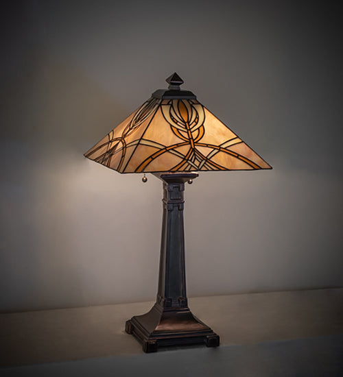 Meyda 24" High Glasgow Bungalow Table Lamp- 263183