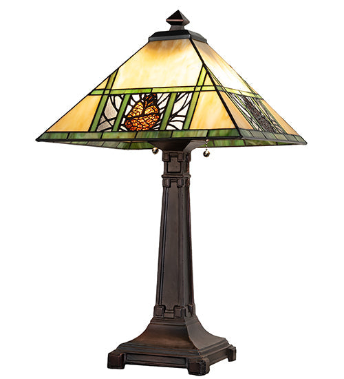 Meyda 24" High Pinecone Ridge Table Lamp- 263185