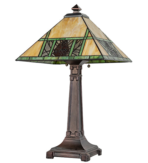 Meyda 24" High Pinecone Ridge Table Lamp- 263185