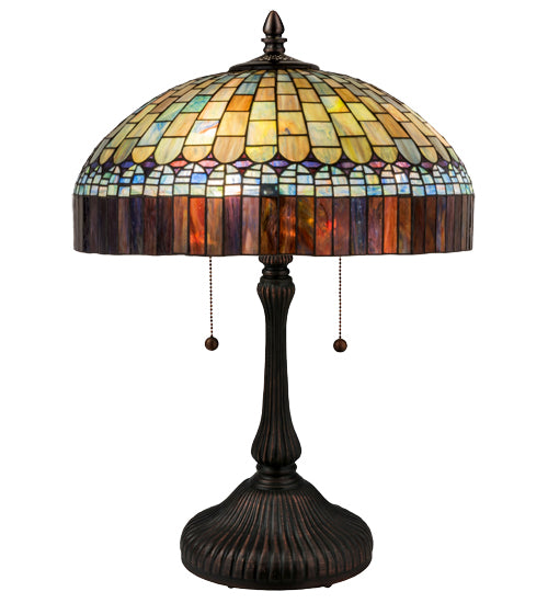 Meyda 24"H Tiffany Candice Table Lamp '26322