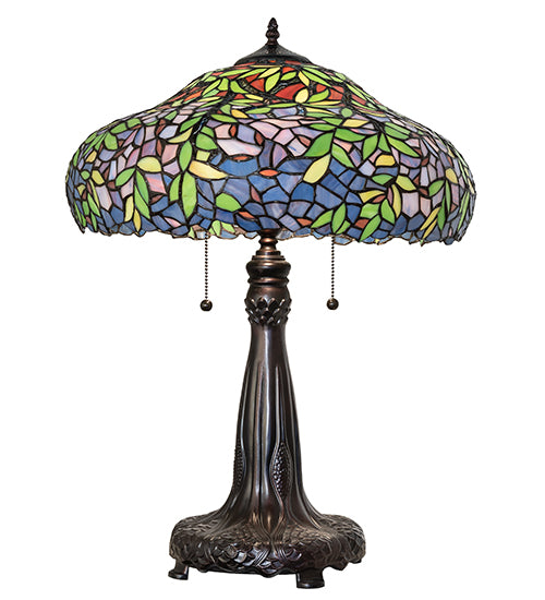 Meyda 26" High Duffner & Kimberly Laburnum Table Lamp- 264938