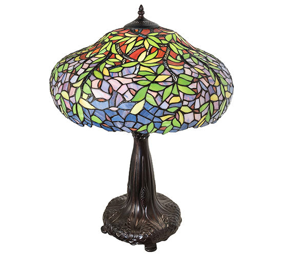 Meyda 26" High Duffner & Kimberly Laburnum Table Lamp- 264938