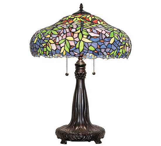 Meyda 26" High Duffner & Kimberly Laburnum Table Lamp- 264938