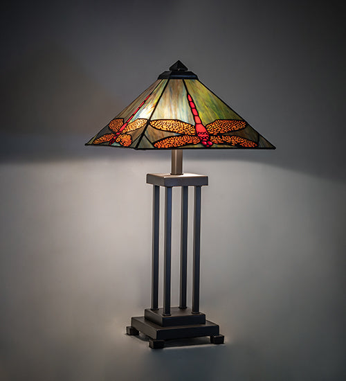 Meyda 24" High Prairie Dragonfly Table Lamp- 265031