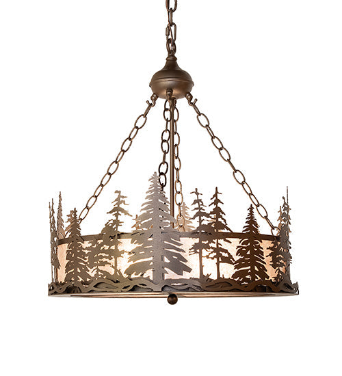 Meyda 23" Wide Tall Pines Inverted Pendant 265951