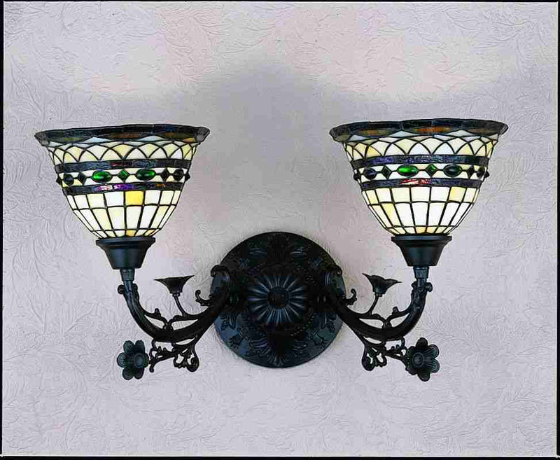 Meyda 21"W Tiffany Roman 2 LT Wall Sconce.613 '27394