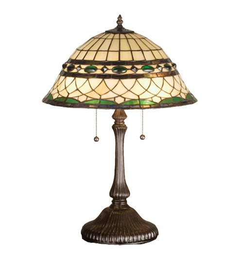 Meyda 23"H Tiffany Roman Table Lamp 27538