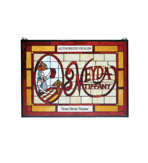 Meyda 28"W X 20"H MEYDA Tiffany Customizable Stained Glass Window 28370