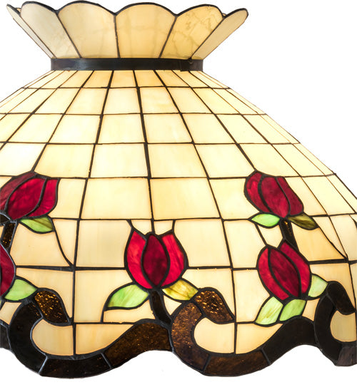 Meyda 23" Wide Roseborder Shade '28670