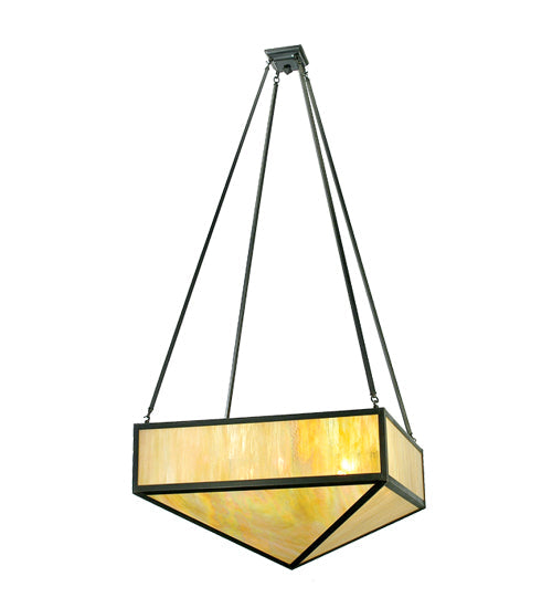 Meyda 30"Sq Mission Prime Inverted Pendant 28673