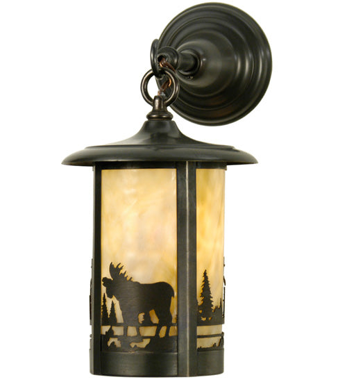 Meyda 8"W Fulton Moose Creek Hanging Wall Sconce 28791