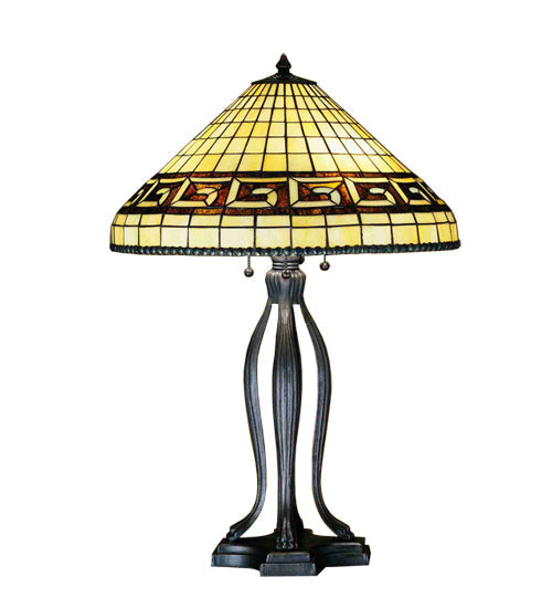 Meyda 30"H Greek Key Table Lamp.605 '29504