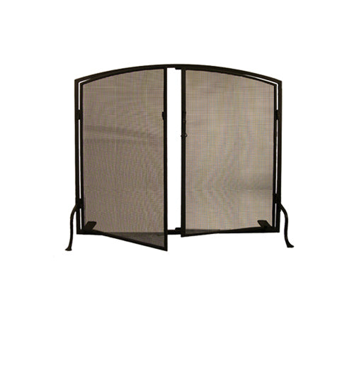 Meyda 40"W X 32"H Prime Arched Fireplace Screen 29853