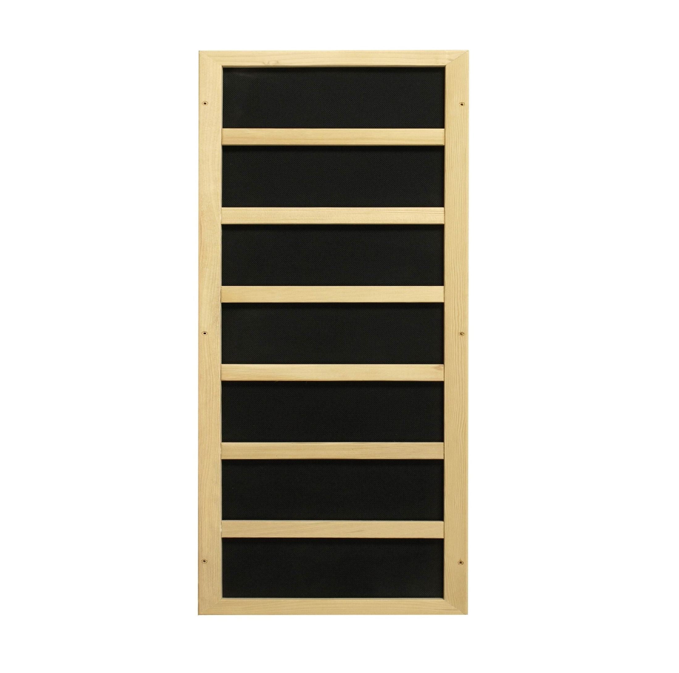 Golden Designs 3-Person Full Spectrum PureTech™ Near Zero EMF FAR Infrared Sauna with Himalayan Salt Bar Canadian Hemlock - GDI-8230-01
