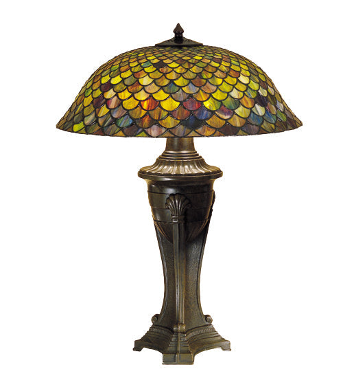 Meyda 30"H Tiffany Fishscale Table Lamp '31115