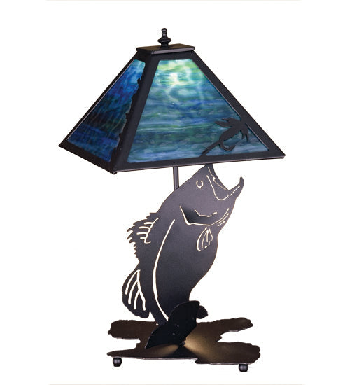 Meyda 21"H Leaping Bass Table Lamp 32566