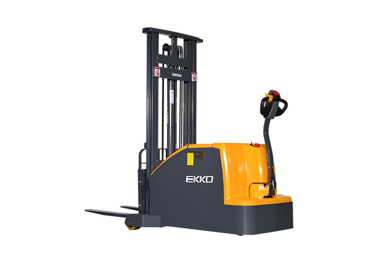 EKKO Counterbalanced Walkie Stacker 3000 lb Cap., 130" Height EK14C-130