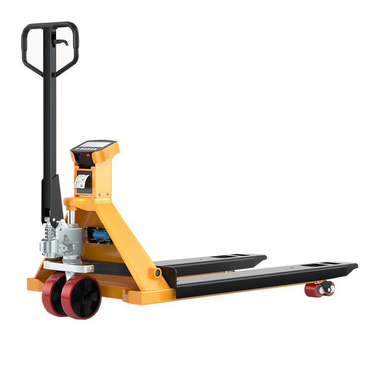 EKKO Manual Pallet Jack w/Scale & Printer, 5500lbs Capacity A25WL