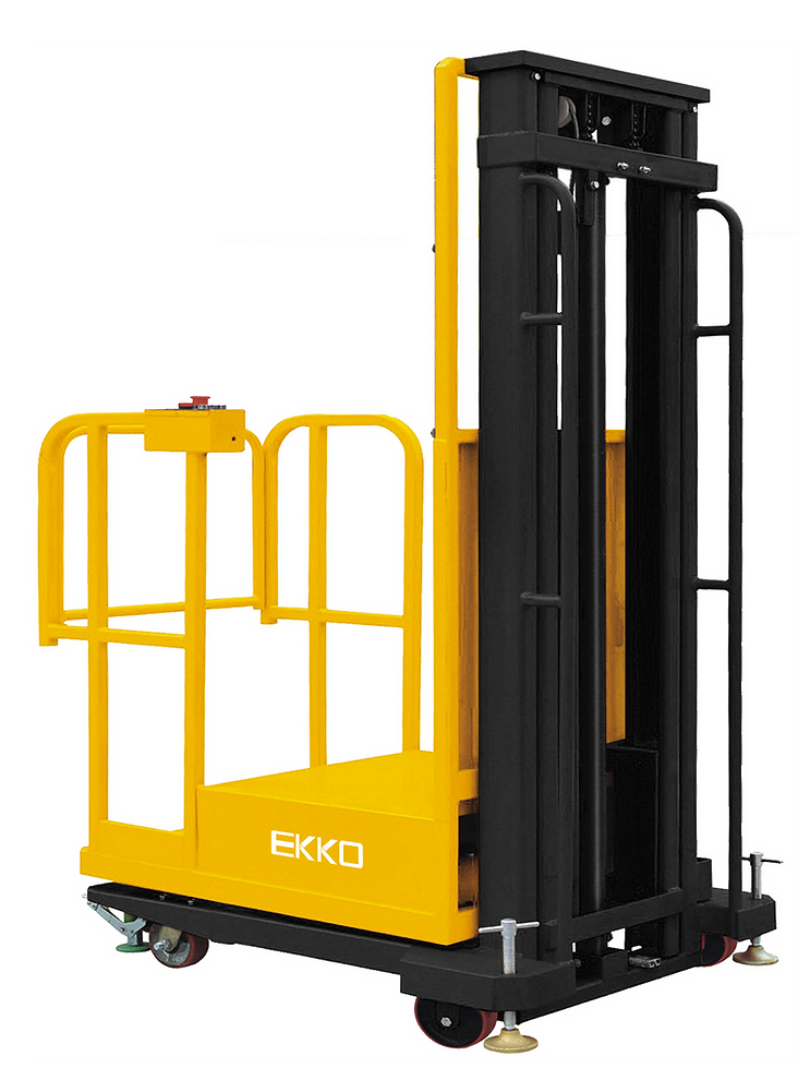 EKKO Semi-Electric Order Picker 440lbs. Cap., 157" Lift EOPS20-157