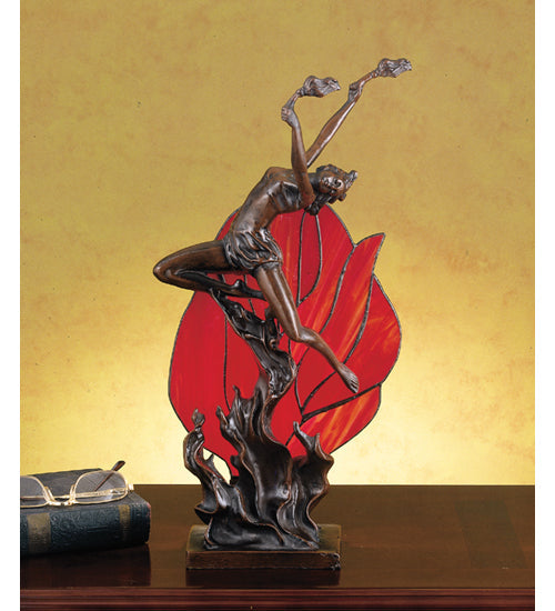 Meyda 17.5"H Flame Dancer Accent Lamp '36167