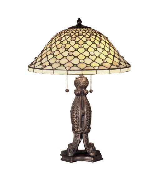 Meyda 24"H Diamond & Jewel Table Lamp 37781