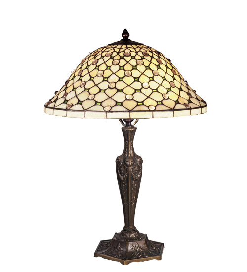 Meyda 22"H Diamond & Jewel Table Lamp 37782