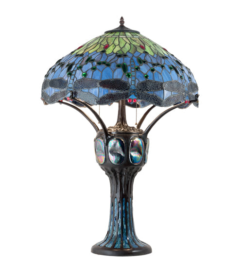 Meyda 33" High Hanginghead Dragonfly Table Lamp- 37946