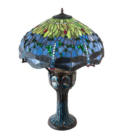 Meyda 33" High Hanginghead Dragonfly Table Lamp- 37946