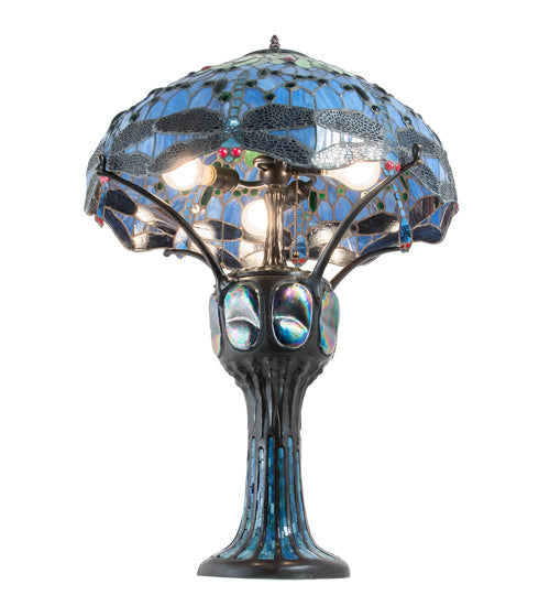 Meyda 33" High Hanginghead Dragonfly Table Lamp- 37946