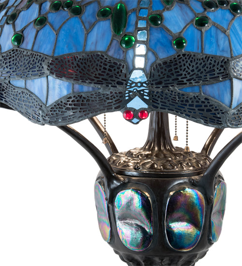 Meyda 33" High Hanginghead Dragonfly Table Lamp- 37946