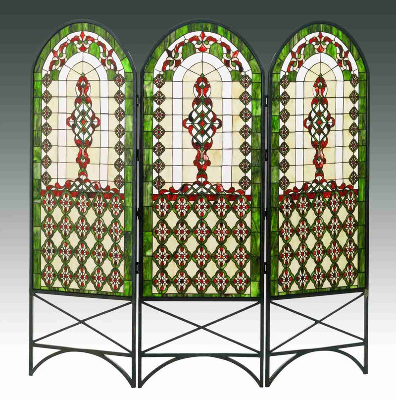 Meyda 60" Wide X 58" High Quatrefoil Classical Room Divider '48809