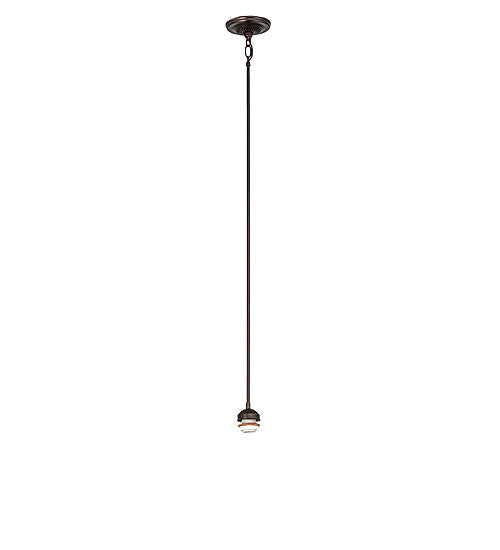 Meyda 5" Wide Mahogany Bronze 1 Light Adjustable Pendant Hardware '48913