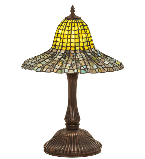 Meyda 22" High Tiffany Bell Table Lamp- 49165