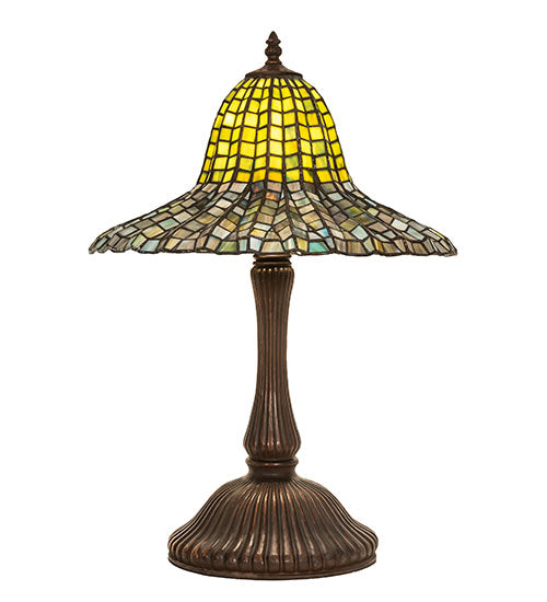 Meyda 22" High Tiffany Bell Table Lamp- 49165