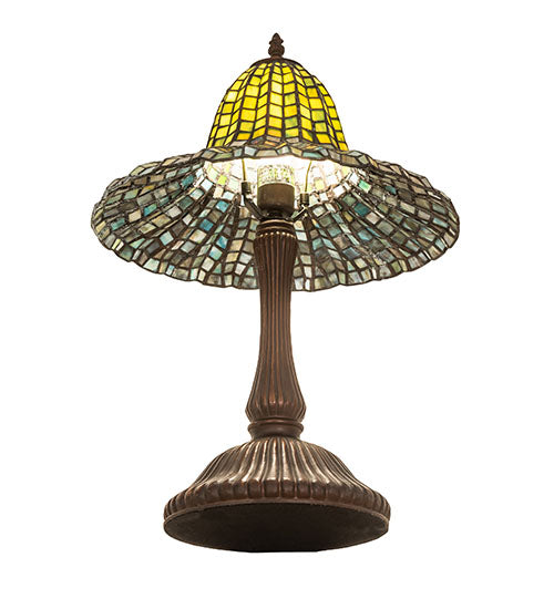 Meyda 22" High Tiffany Bell Table Lamp- 49165