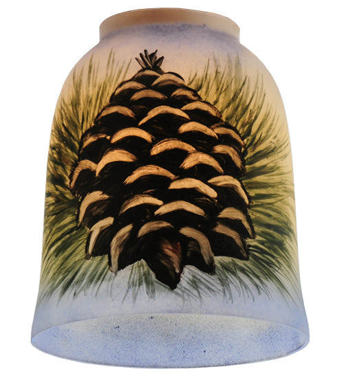 Meyda 5" Wide Pinecone Hand Painted Shade '49536