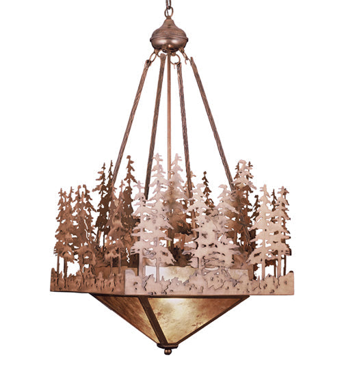 Meyda 30"Sq Pine Lake Inverted Pendant 50220