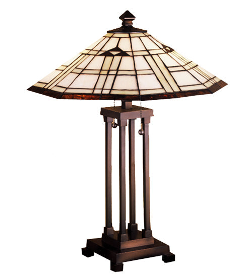 Meyda 24" High Arrowhead Mission Table Lamp 50281