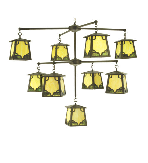 Meyda 55"Wide Kirkpatrick 9 Light Chandelier '65227