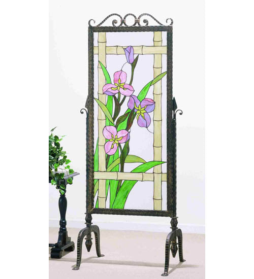 Meyda 29"W 68"H MEADOW-BEAUTY GLASS & METAL '65252