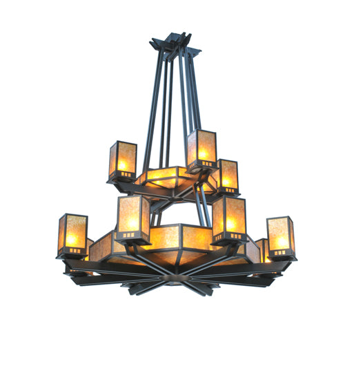 Meyda 58" Wide Avondale Two Tier Chandelier 65485