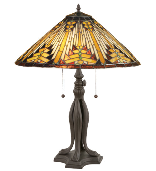 Meyda 25.5"H NUEVO Mission Table Lamp '66224