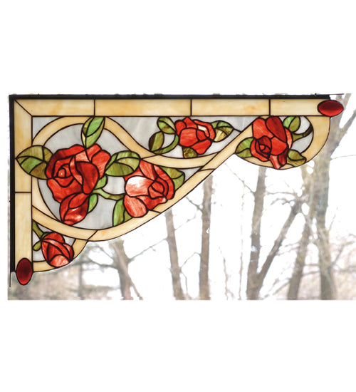 Meyda 23"W X 13"H Bed of Roses Left Corner Bracket '67138